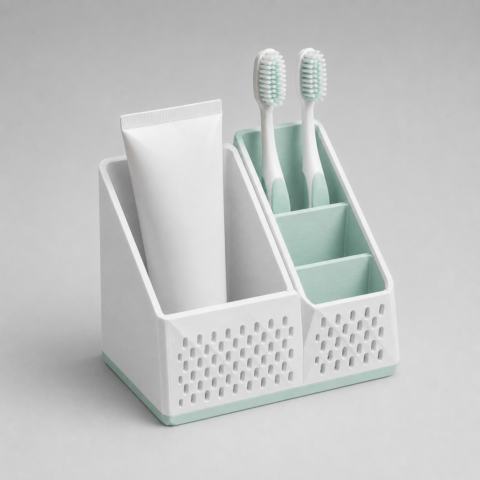 Toothbrush & Toothpaste Organizer