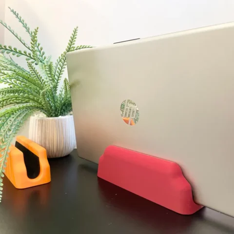 Verto Laptop Stand | Vertical Laptop Holder | 3D Printed Laptop Stand